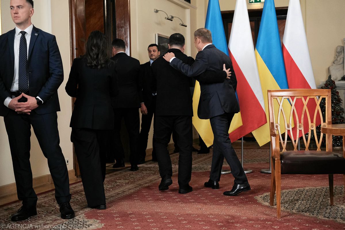 Zelensky in Poland. Tusk: We support Ukraine in our common interest